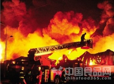 湖南旺旺食品厂大火