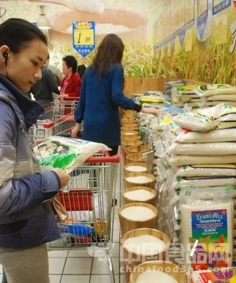 进口大米混入国产米中